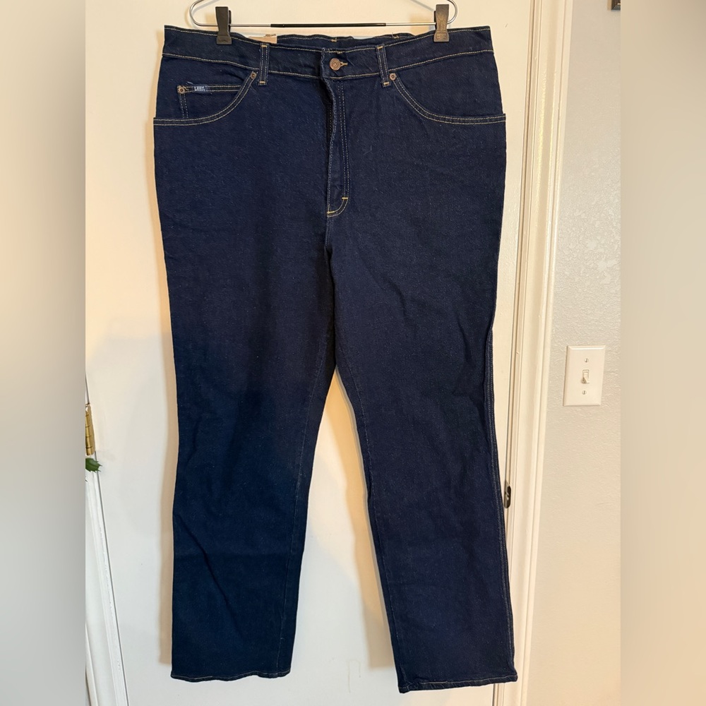 Lee Men's Straight Jeans in Deep Blue